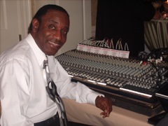Johnny White at the board